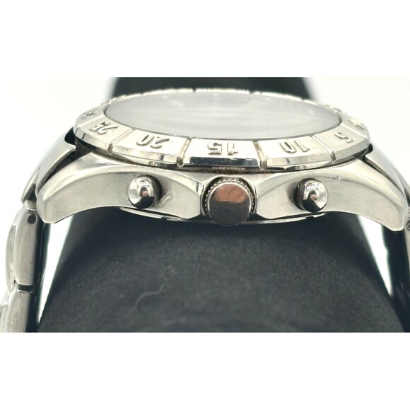 Fossil Watch Blue CH-2331 Men's 42mm Gray Dial Chronograph Diver Watch Wide Link - Picture 10 of 16